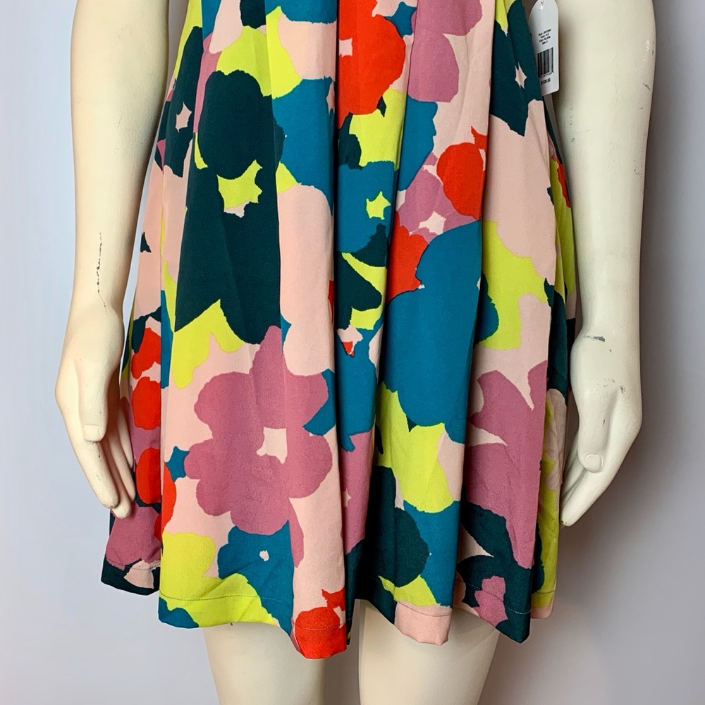 Jessica Simpson Halter Fit And Flare Floral Dress - Picture 5 of 7